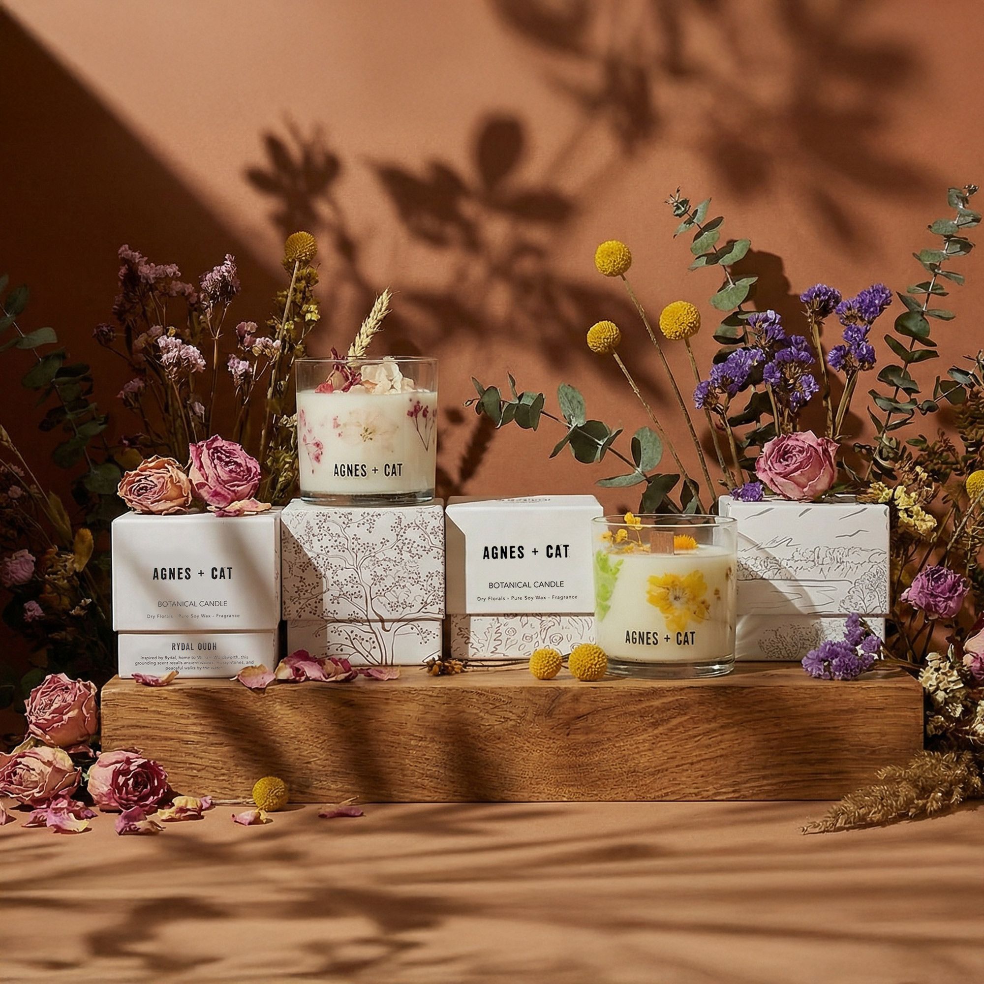 Agnes + Cat Botanical Soy Wax Candle - Rydal Oudh - Image 10
