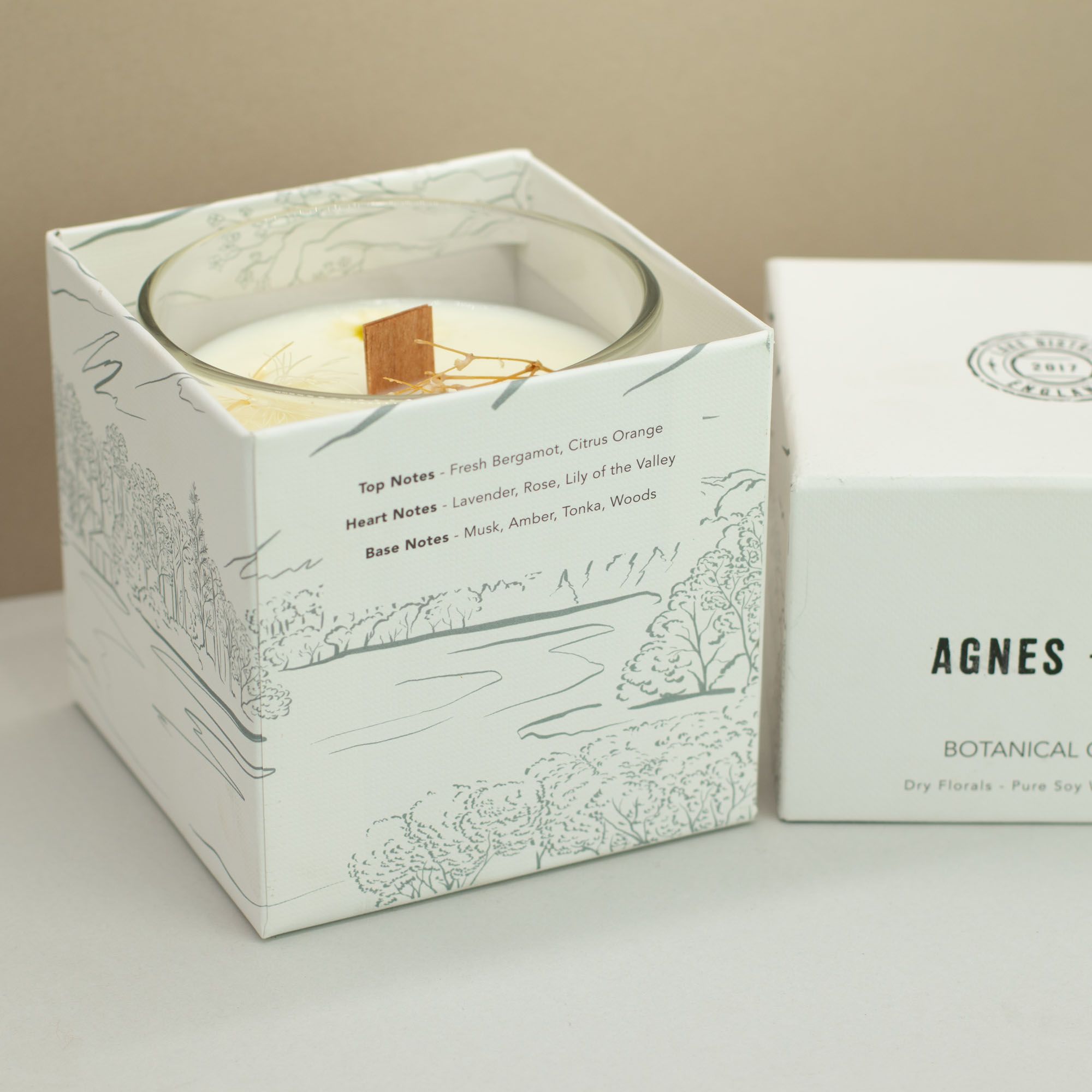 Agnes + Cat Botanical Soy Wax Candle - Windermere - Image 9