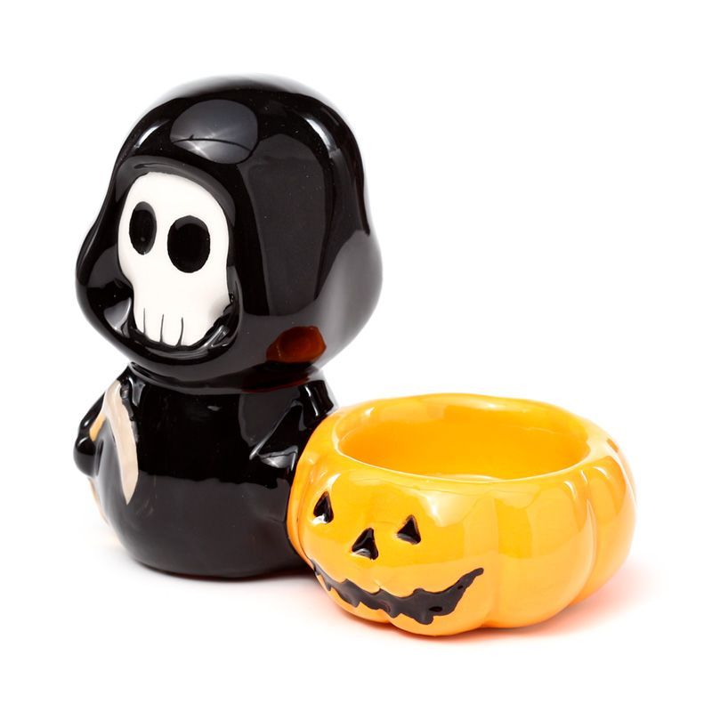 Ceramic Skull Boy Tea Light Candle Holder - Image 7